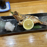 富寿司 - 誕生日で焼き魚（メバル）