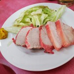 中華料理 萬福 - 叉焼(ハーフ)。