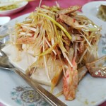 中華料理 萬福 - 葱油豆腐(ねぎとうふ)。