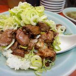 味の工房 菜苑 - 純レバ丼