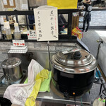 Kouya - 煮干し出汁とメンマ食べ放題コーナー