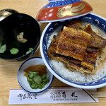 角丸 - 上鰻丼　吸物付