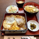 蕎麦処 丸花 - ひれカツ丼セット 