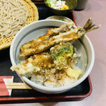 手打ちそば いけ善 - 鰯の天丼