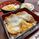 蕎麦処 丸花 - ひれカツ丼セット 