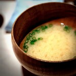 千葉たかおか - 海老の頭出汁のお味噌汁。大好きです。