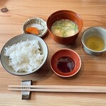 穀雨 - ごはん・味噌汁・香の物