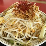 ラーメン もっけだの - 2023.3.1～期間限定『青唐味噌まぜそばニンニク野菜マシマシ』の野菜