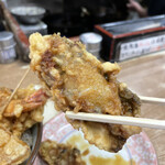 豊野丼 - ピーマンの牡蠣詰め、ニンニク入り！牡蠣側