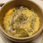 割烹 室井 - 山菜卵とじ