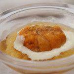 Restaurant Kochu Ten - ２）オマール海老と雲丹のコンソメジュレ　カリフラワーのクリーム