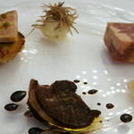 フランス料理 壺中天 - ３-１）フランス産フォアグラのポワレとマーブルテリーヌ