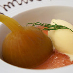 フランス料理 壺中天 - ８）イチジクのコンポート