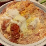 とんかつ桂 - ロースかつ丼(ご飯半分) 1500円(税込)