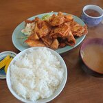 さとう食堂 - 唐揚げ定食（￥750）