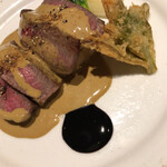 マッシュルーム - 横濱ビーフのポワレ セップソース