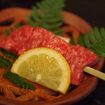 A5 grade Hida beef fillet Grilled skewer (1 piece)