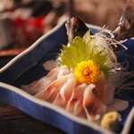river fish sashimi