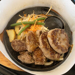 肉のはせ川 - はせ川ハンバーグ&一口ステーキ　1,738円(税込み)