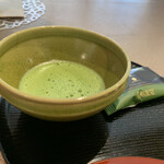 花ごころ - 抹茶とお菓子　「京の冬の旅」スタンプラリーのポイントにてお茶サービス