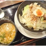 ちりめん酒家 - 濃厚野菜つけ麺　\690(期間限定で\100引き)　つけ汁といい野菜といい、うむむむむ…