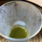 Akasaka Watanabe - 季節の自家製野菜ジュース（小松菜、人参など） ほのかな甘みで、さわやか。
