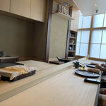 赤坂 渡なべ - カウンター席