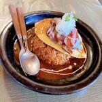 お茶とお食事処 森山 - 自家製ローストビーフのオムライス