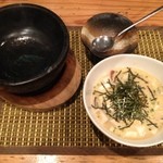 くおくお。 - するめいか入りとろろの石焼おやき