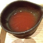 にい留 - 梅肉のだし割り（鱧専用）