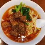 京華樓 - 刀削麺ランチ1 牛バラ肉刀削麺