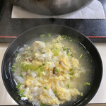 三枡 - この雑炊がお値打ちで美味しい！
(¥550)