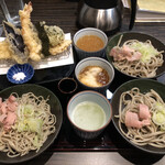 蕎麦 やすたけ - 天ぷら付きおろしざんまい