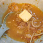 顎で喰らえ - スープ割+バター