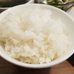 キッチン ブルー グローブ - ご飯大盛りのアップ