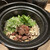かまど焼 NIKUYOROZU - 料理写真:牛肉とマッシュルームの土鍋ご飯
