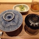 にい留 - 締めのかき揚げ天丼