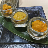 鮨 青海 - 雲丹の食べ比べ