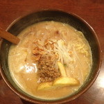 彰膳 - 北海道味噌ラーメン全景。