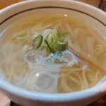 市立稚内病院食堂 - 半ラーメン (塩)