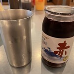 正義のトンカツとカレー - 赤ワイン