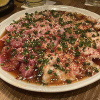 炭火焼肉ホルモン うしごろ 中目黒店 - ＊ 名物！ホルモン盛り合わせ 醤油　1,700円　×4