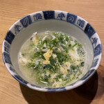 Nihonshu Zammai Utsutsuyo - 白魚と新海苔の卵とじ
