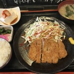 食事処 禅 - とんかつ定食（650円）