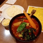 メディスンマン - チキン(HOT15) 1490円
       +チーズ 120円/揚げブロッコリー 160円