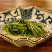 シーファン - 空芯菜の干貝柱餡がけ