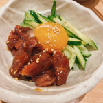 さかなや道場 - 馬肉ユッケ