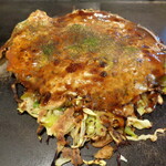 Surugamachino Okonomiyakiya - 「お好み焼　するがまち焼き　豚」（1,000円）