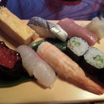 柳鮨 - コースの握り鮨