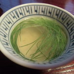 柳鮨 - おかひじきの潮仕立て